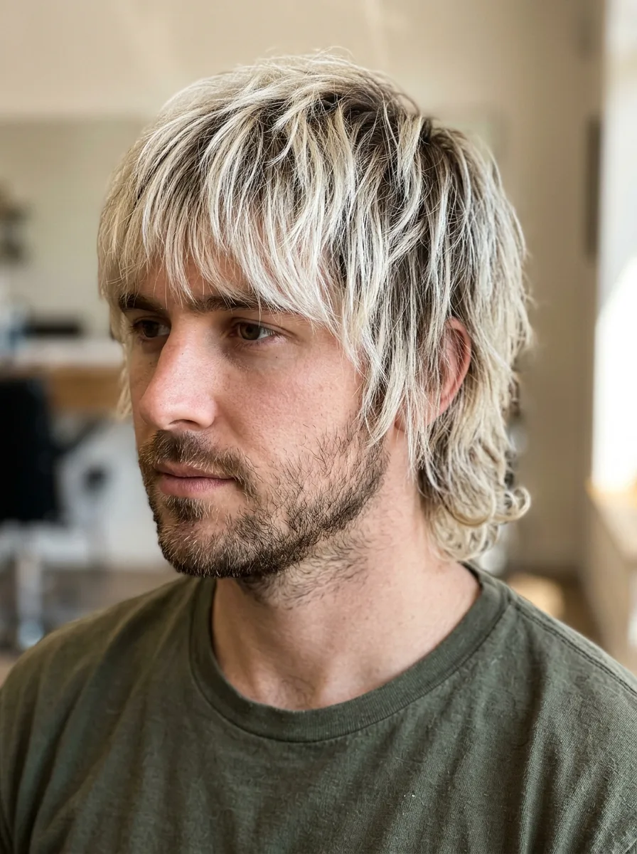 7. Bleached Rockstar Shag
