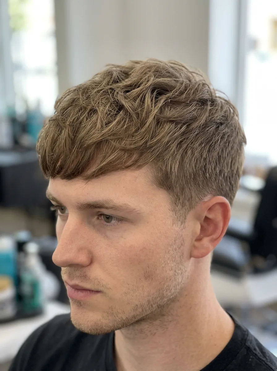 19. Layered Caesar for Thin Hair