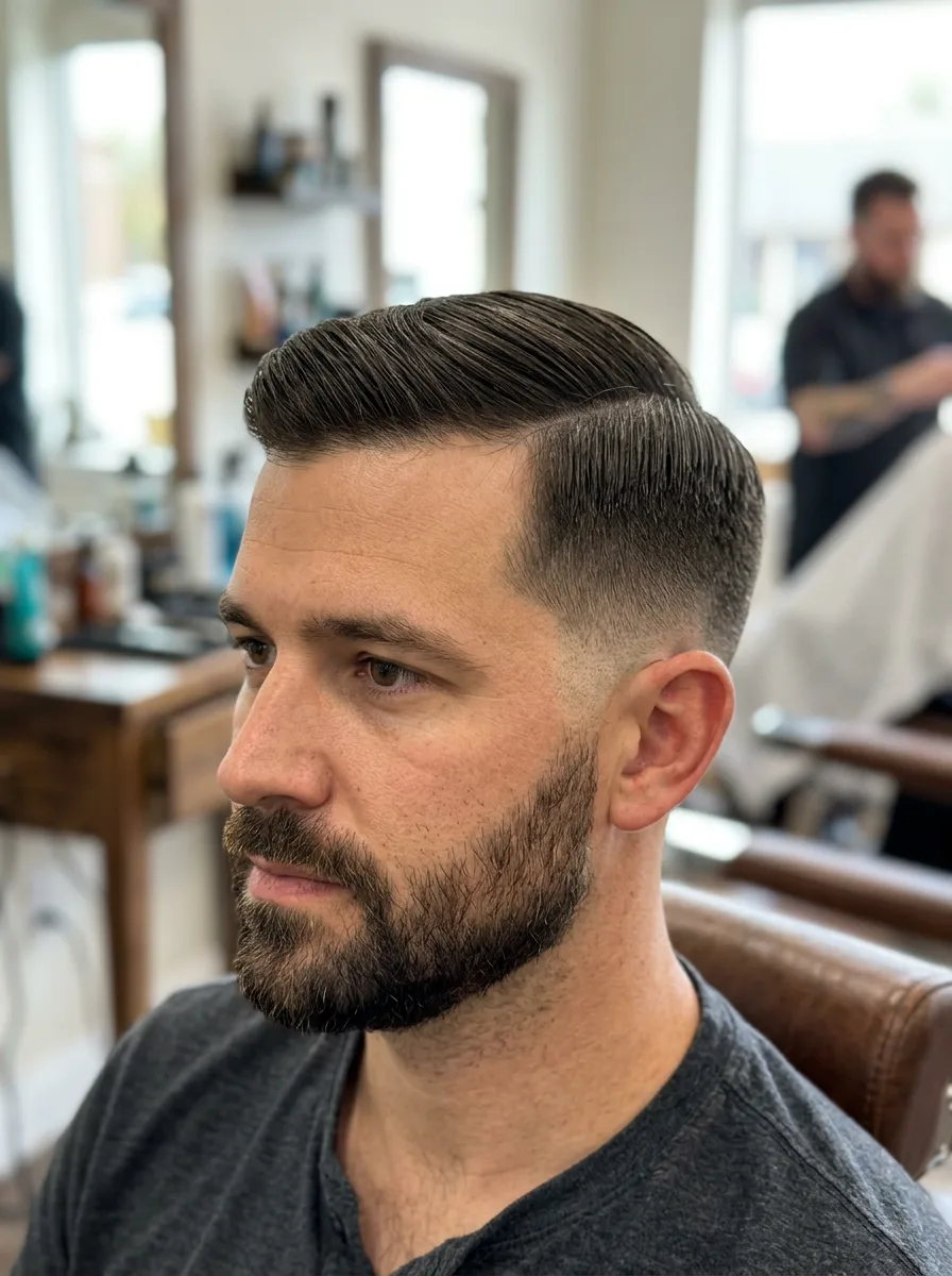 1. Low Fade Comb Over