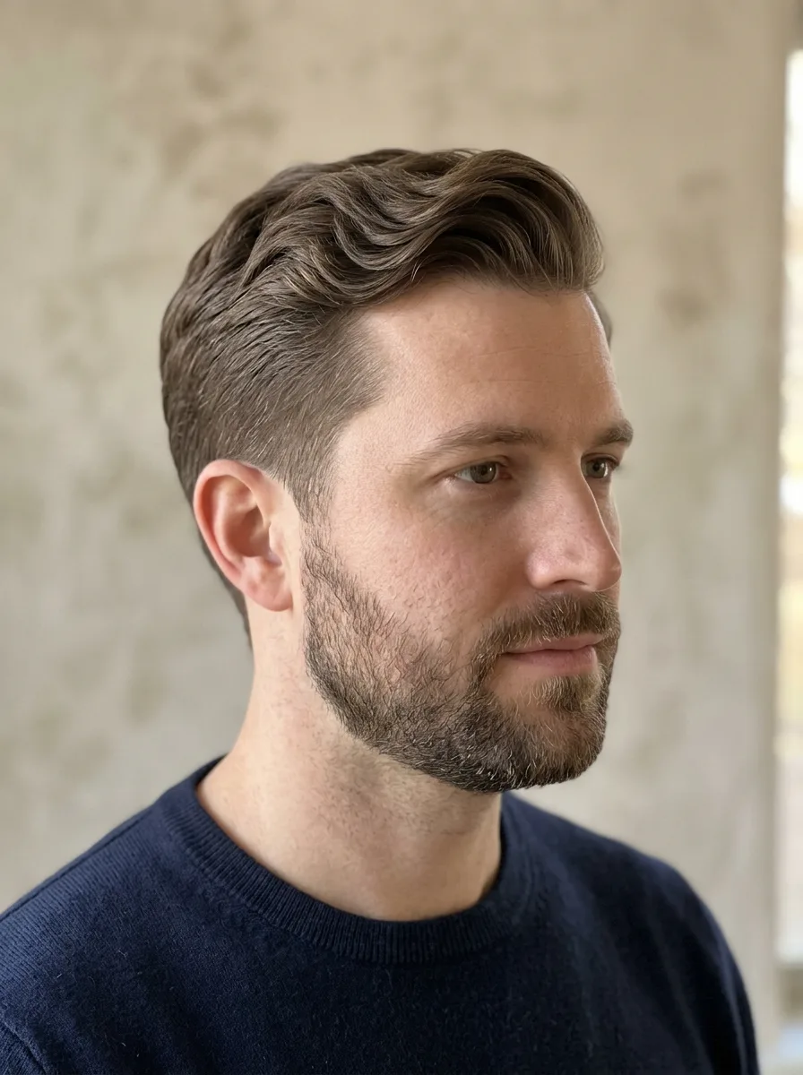 10. Short Comb Over