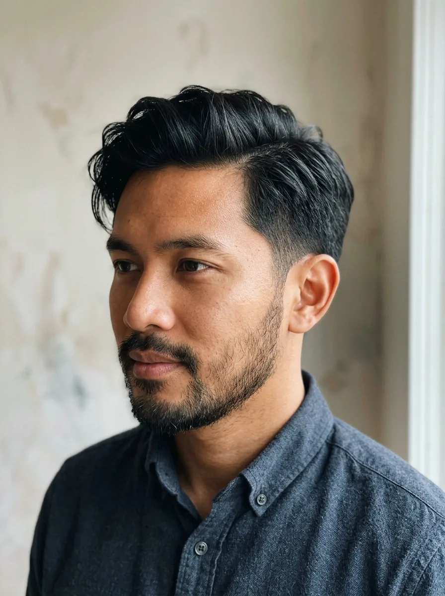 25. Messy Professional Comb Over