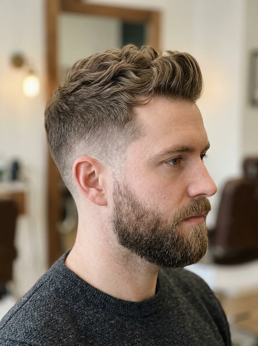 12. Tapered Professional Faux Hawk