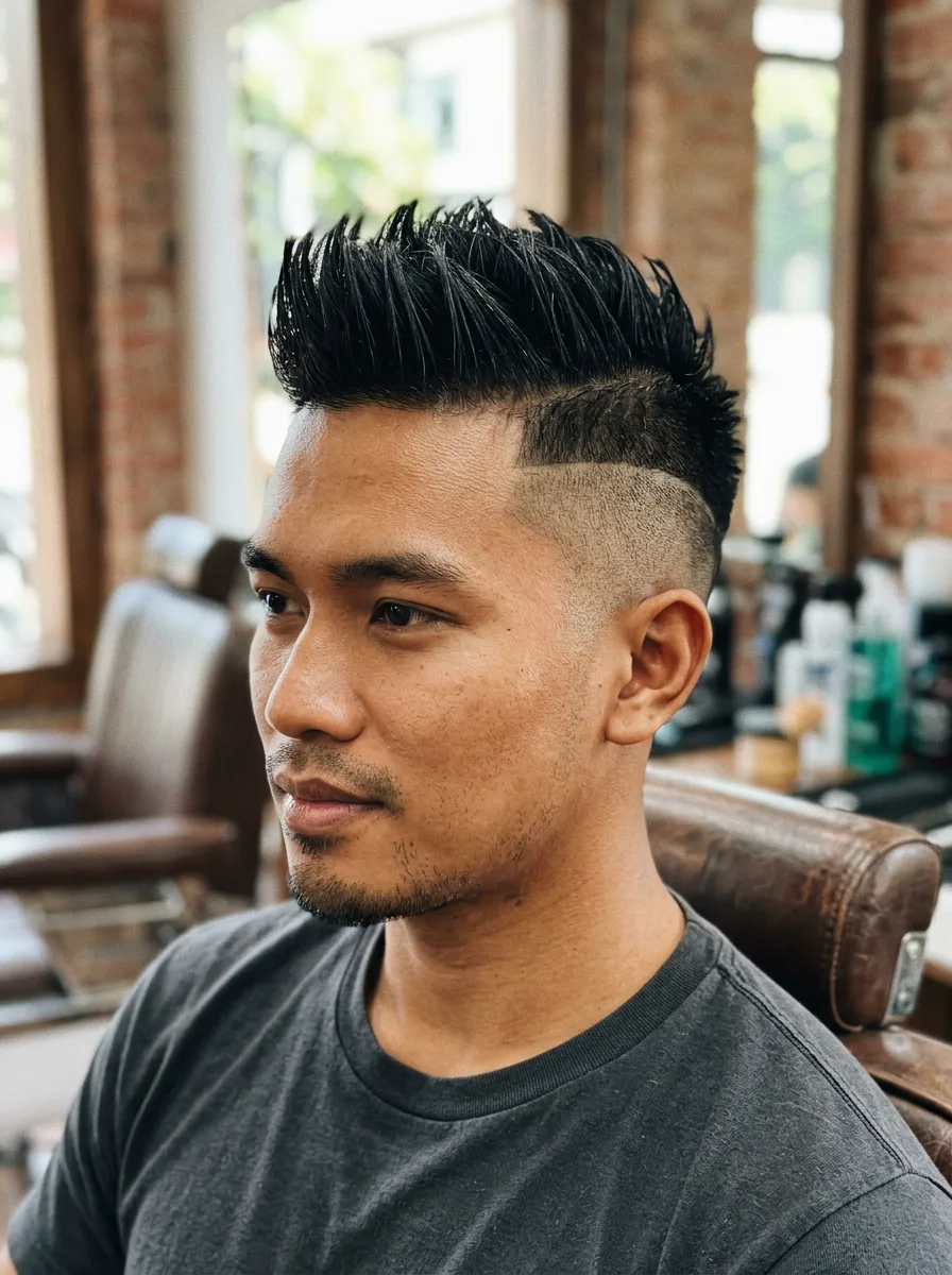9. Undercut Faux Hawk
