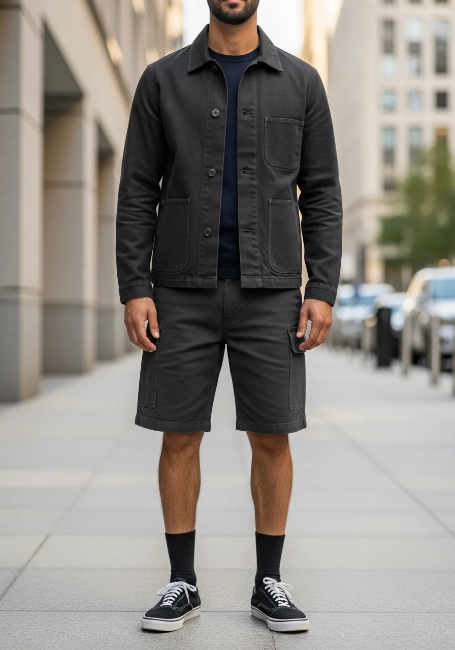 19. Canvas Chore Coat & Utility Cargoes