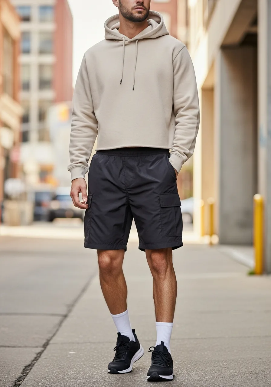 6. Modern Hoodie and Cargo Combo