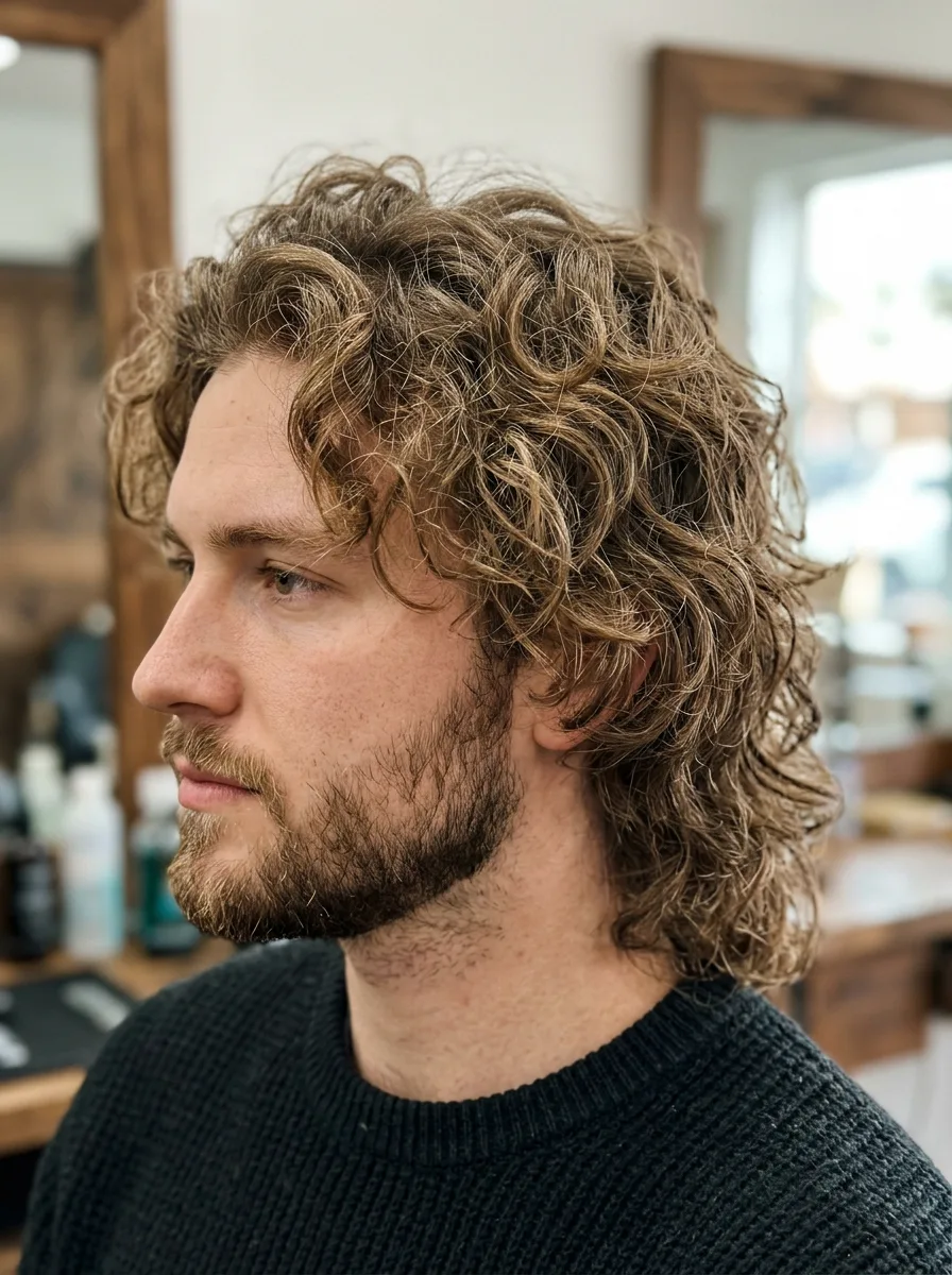 22. Long Curly Hair with Layers
