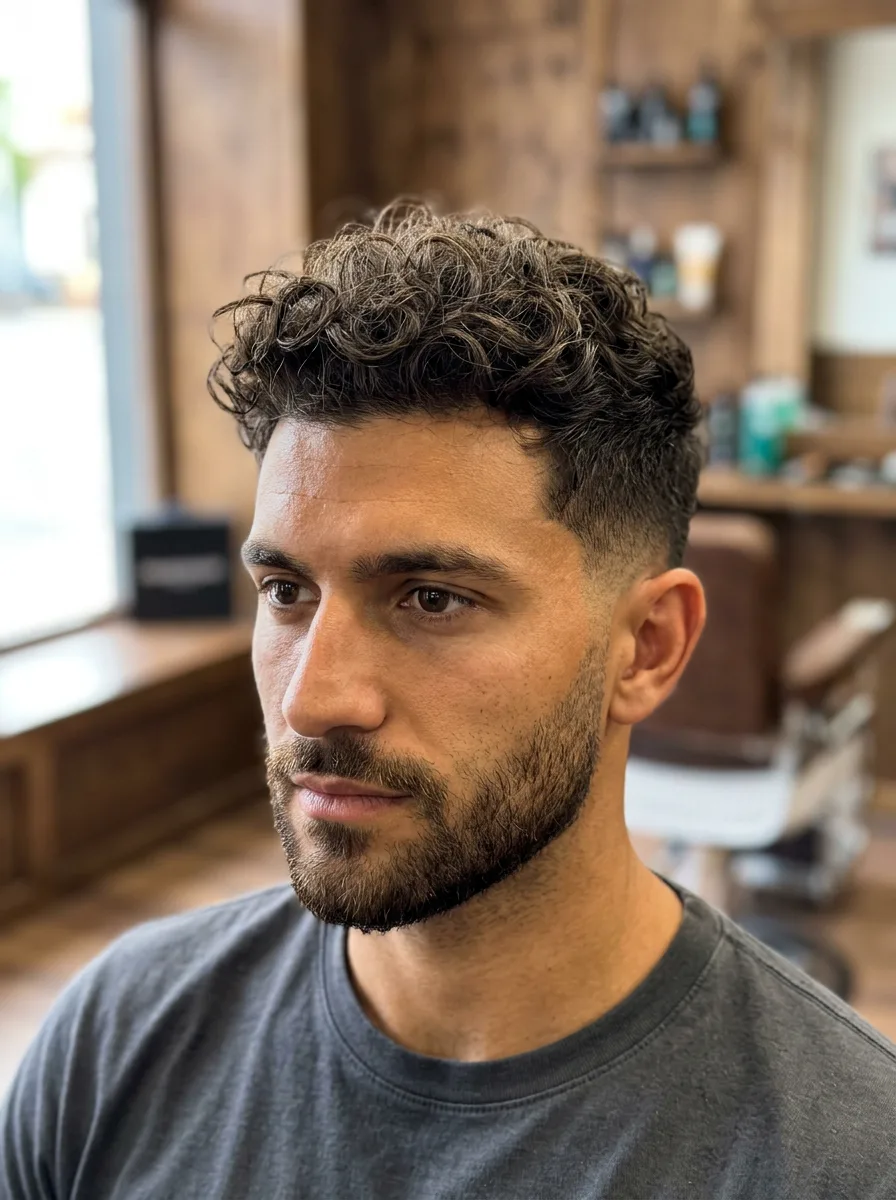 27. Shadow Fade Curly Top