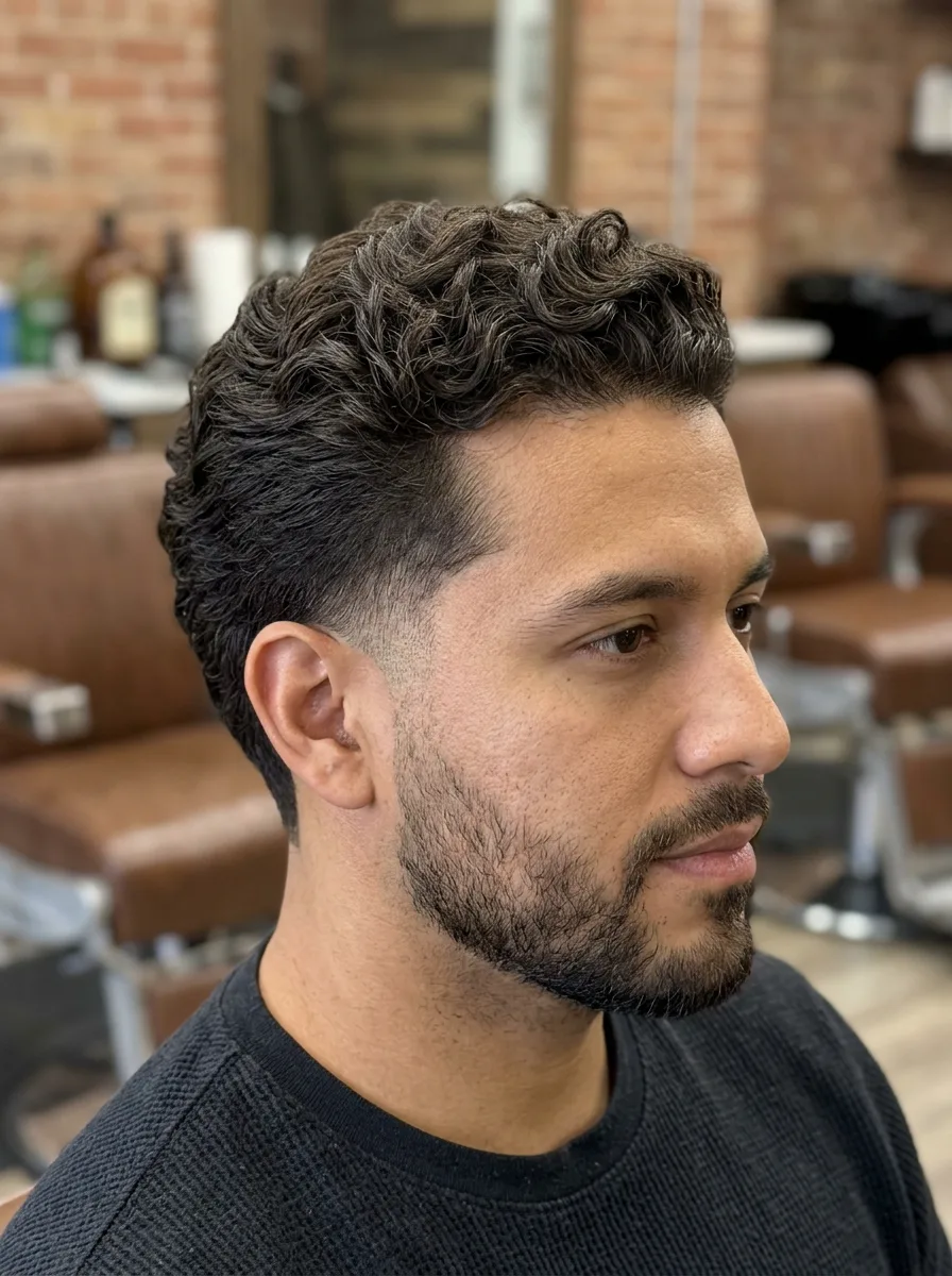 34. Tapered Curly Ivy League