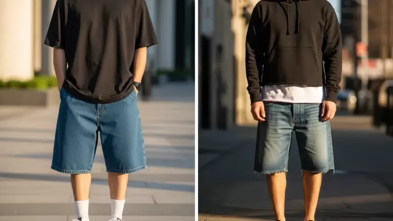 35 Denim Bermuda Shorts Outfit Ideas