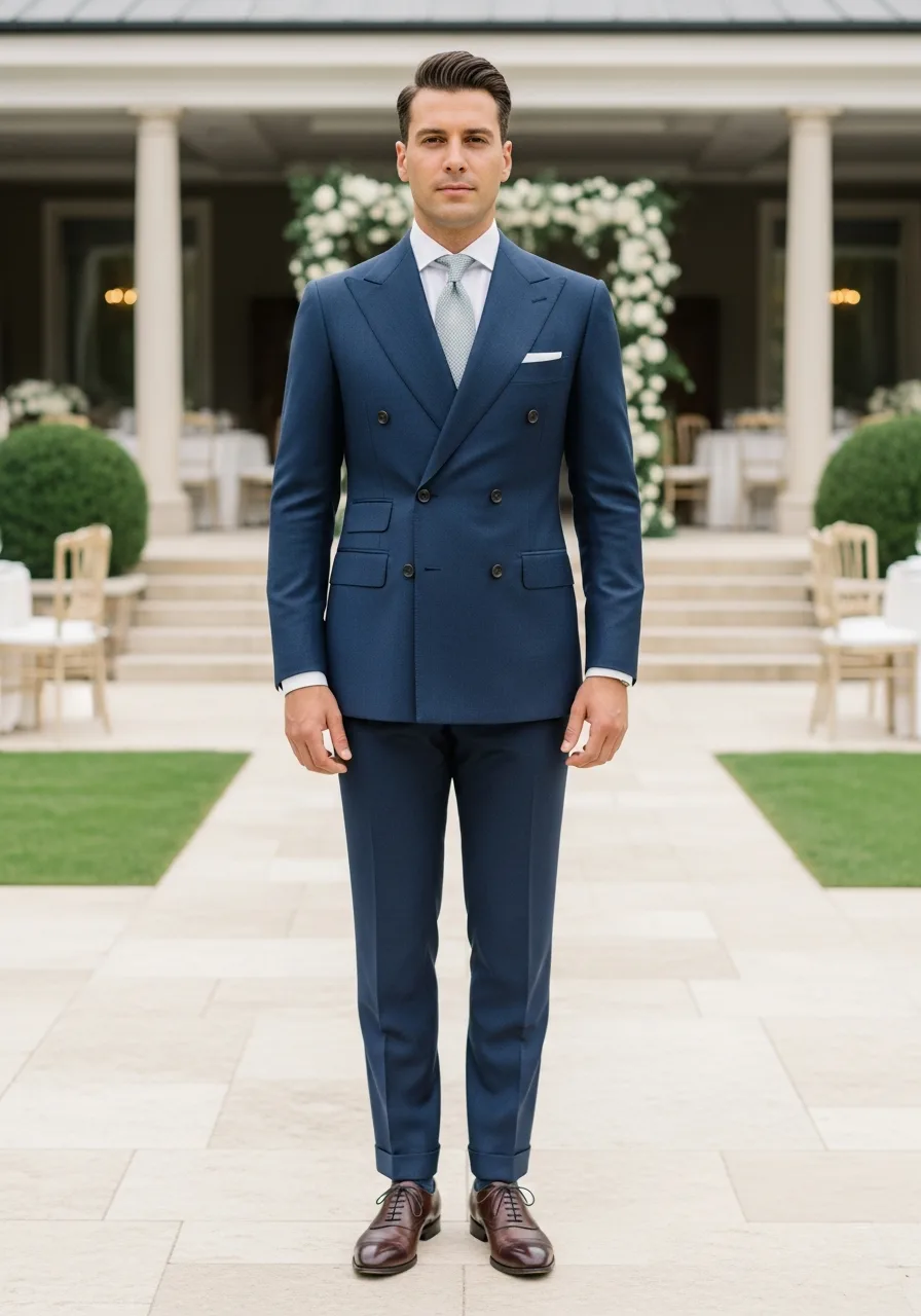 1. Navy 6x2 Classic Suit