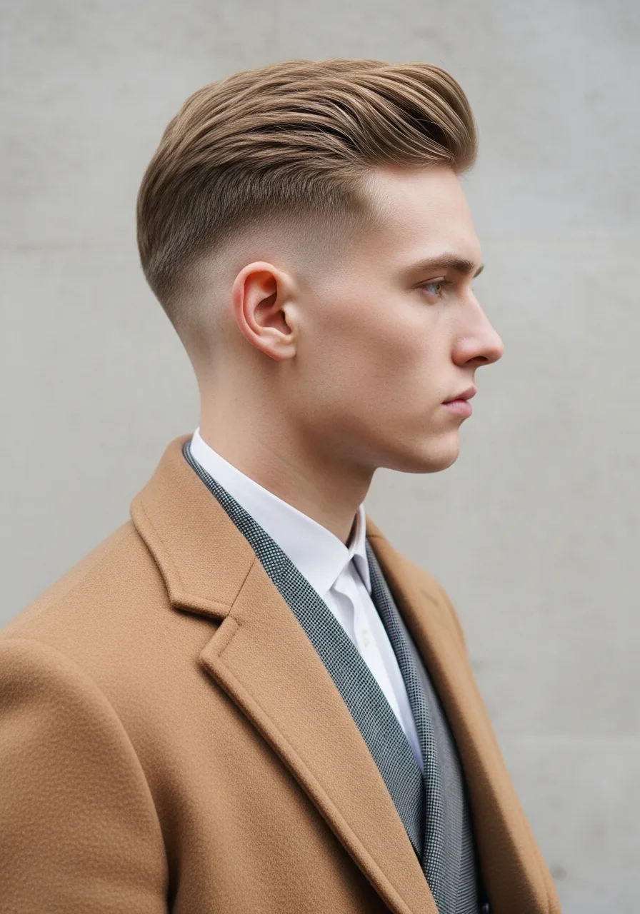 8. Camel Overcoat + Double Breasted Suit