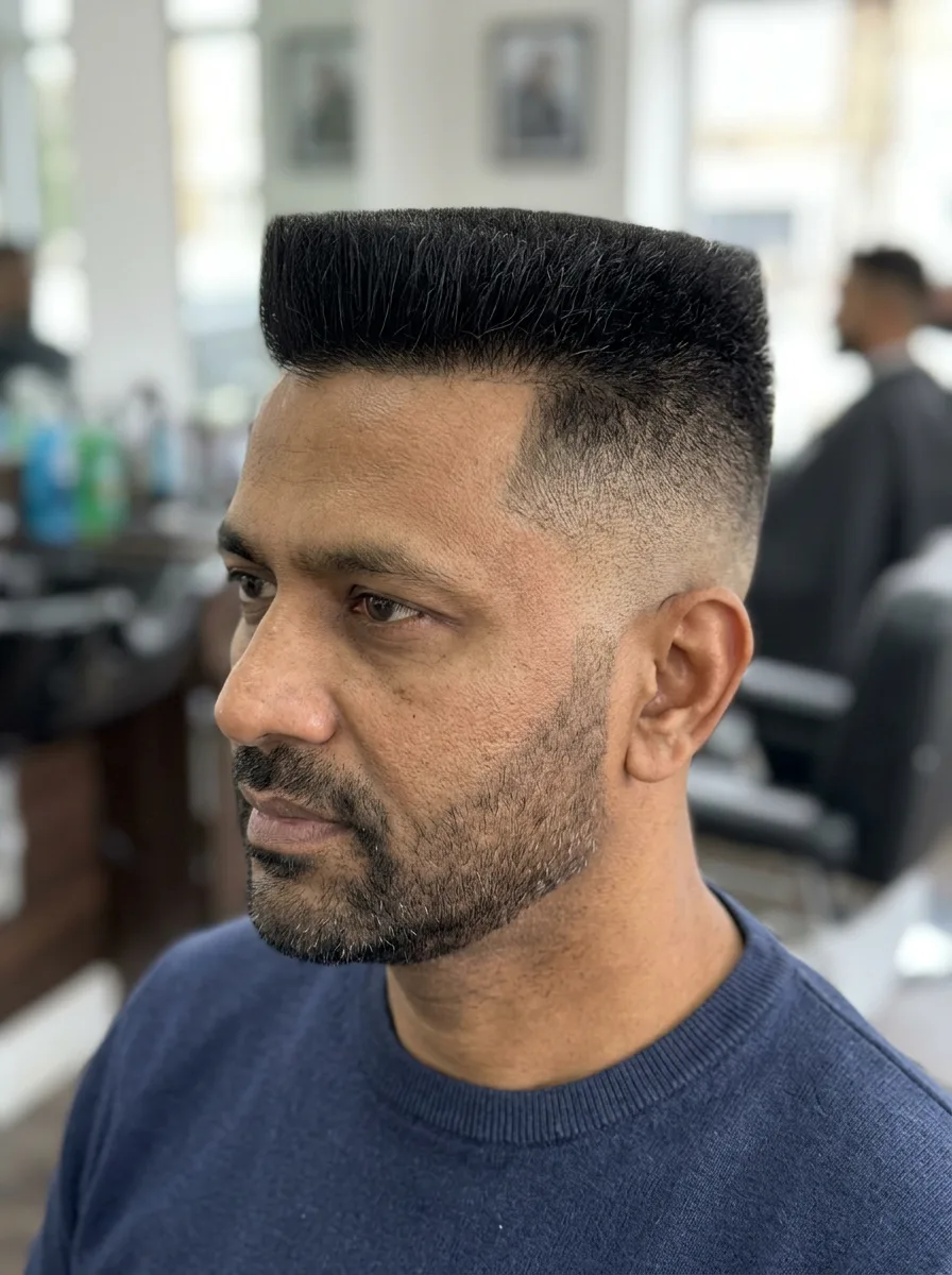 1. Classic Military Flat Top