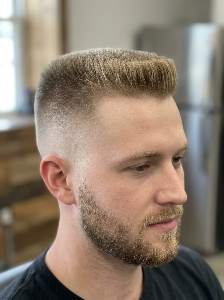 15. Rugged Blue-Collar Flat Top