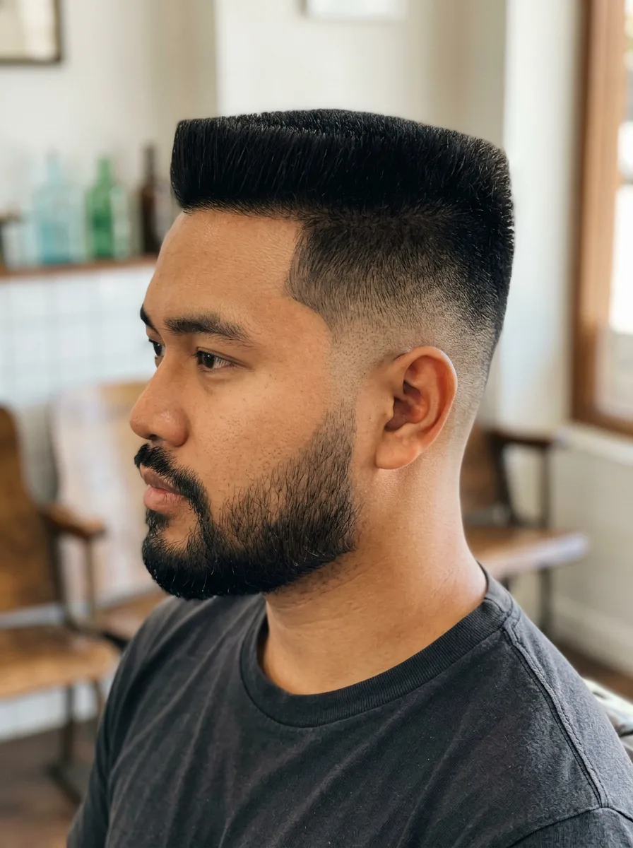 16. Burst Fade Flat Top