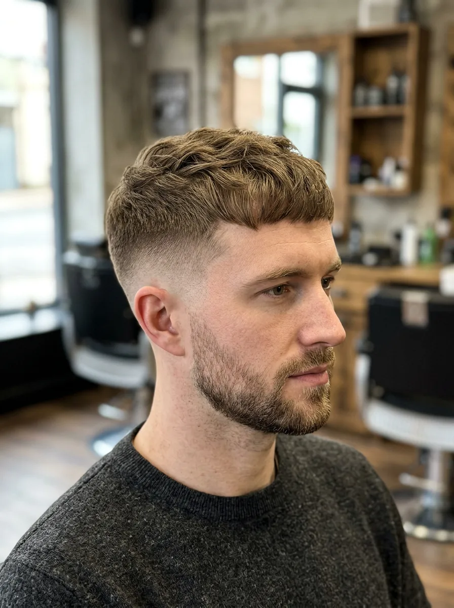 15. Mid Fade French Crop
