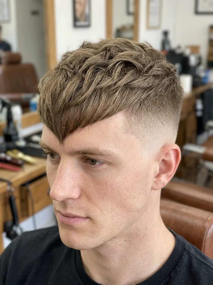 16. Angular Fringe French Crop