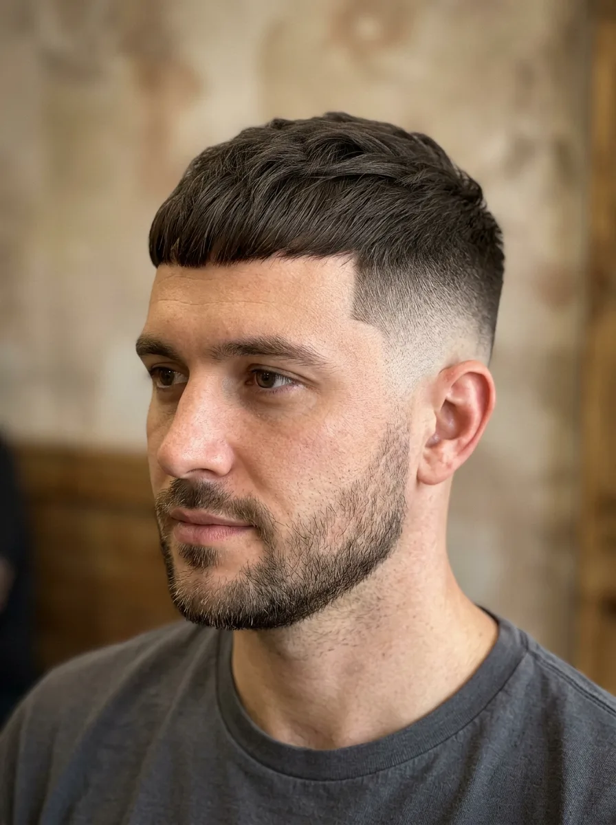 2. Skin Fade French Crop