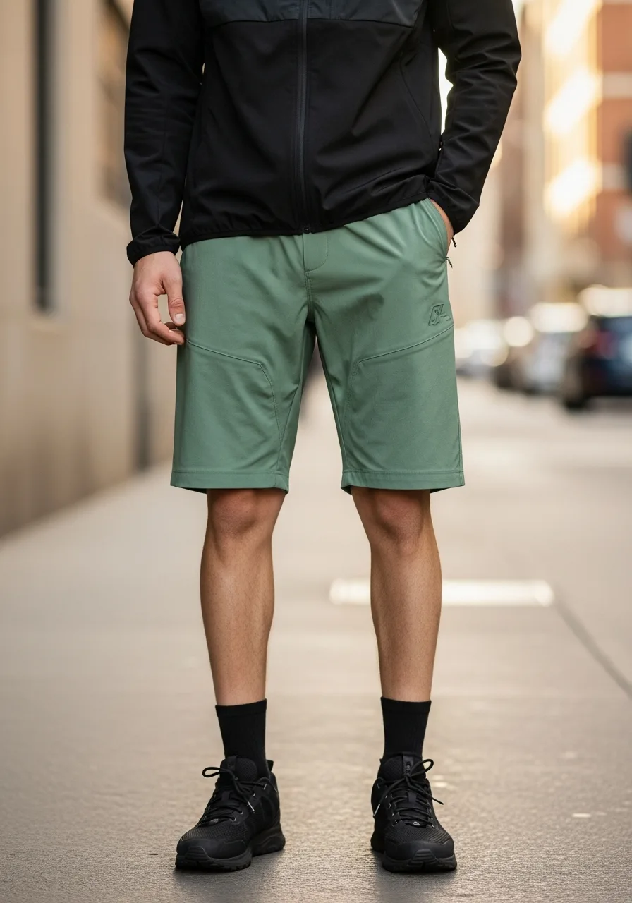 49. Sage Tech Shorts with Shell