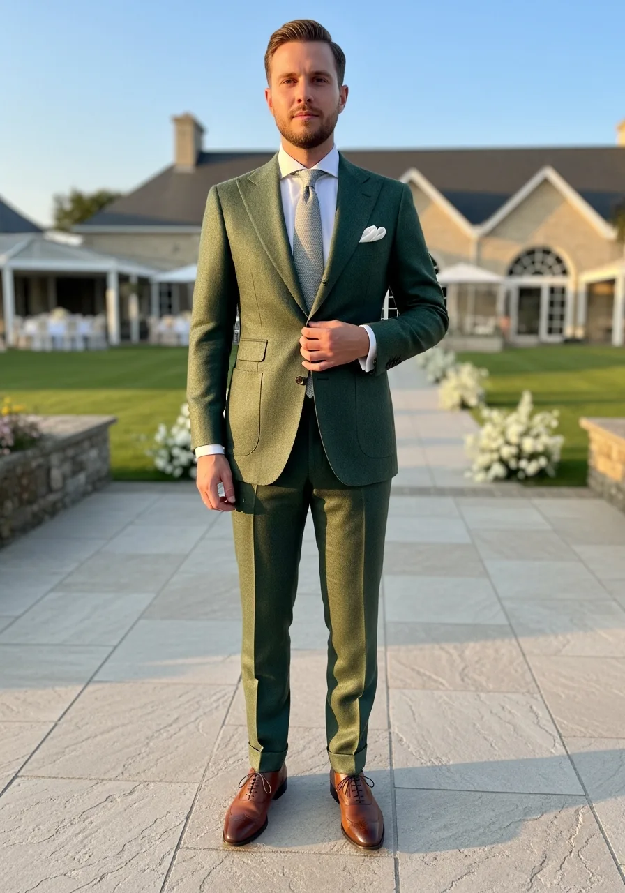 22. Veridian Green Mohair Suit