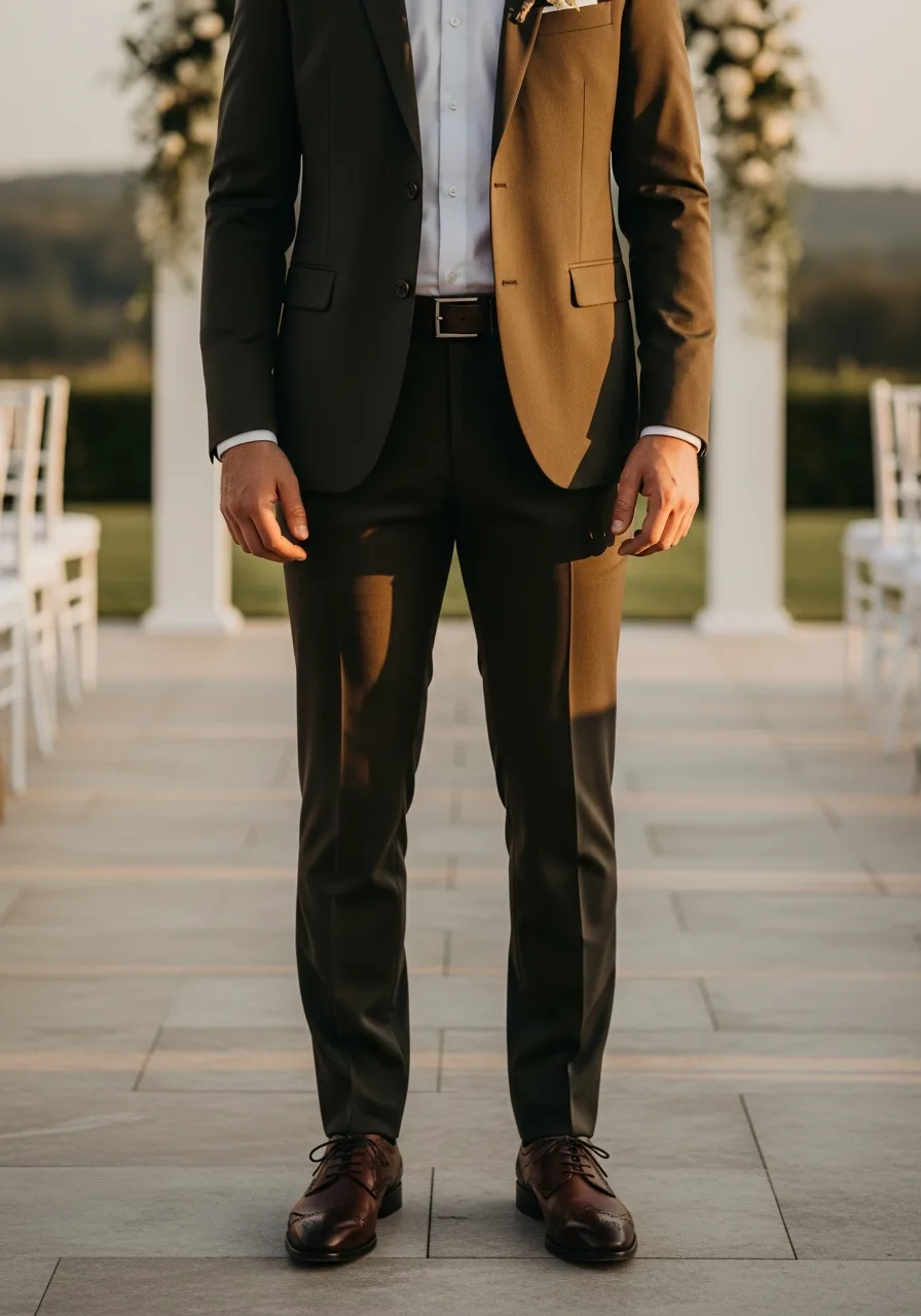 46. Deep Earthy Olive Suit