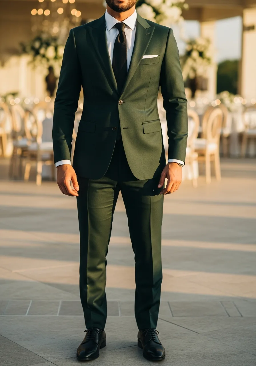 50. Midnight Ivy Green Suit