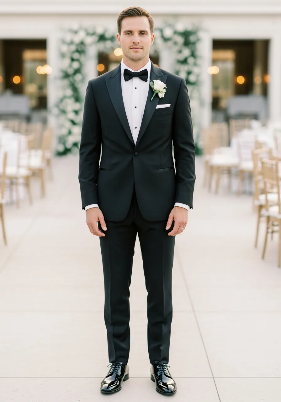6. Classic Tuxedo Groomsmen Attire
