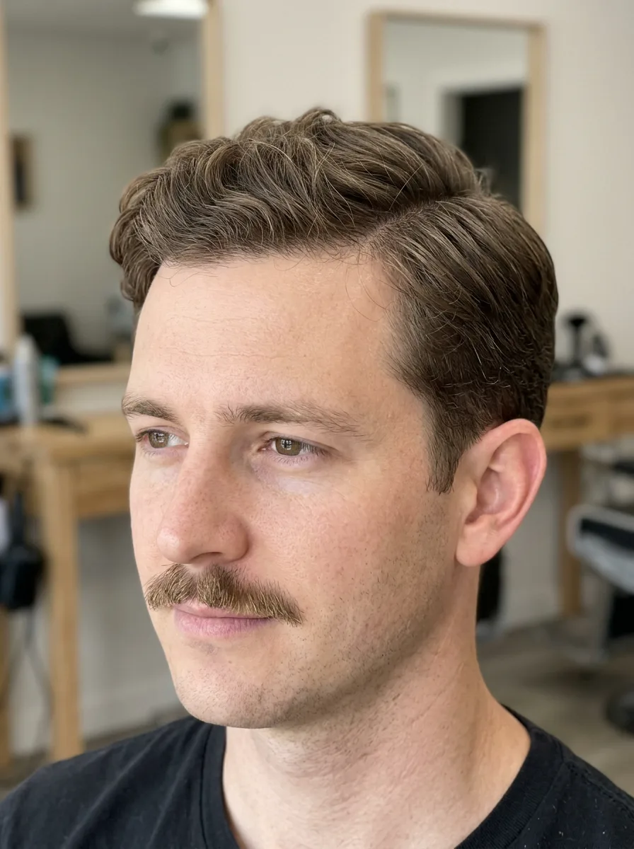 21. Soft Part Side Short Haircut