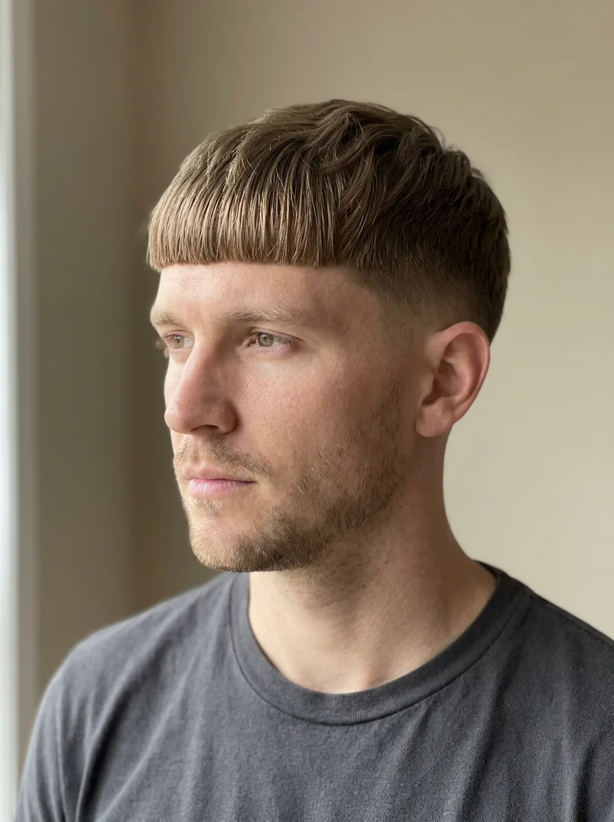 26. Blunt Fringe Short Haircut