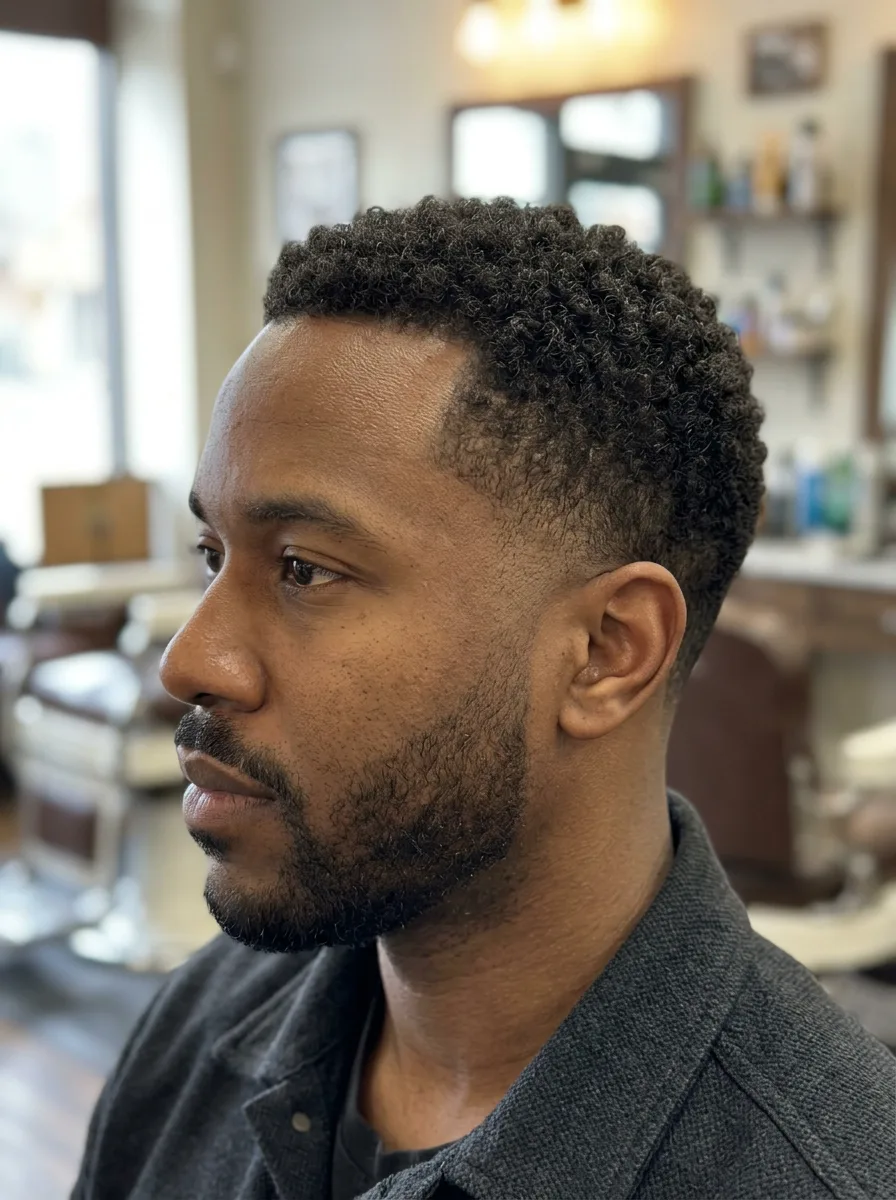 35. Tight Taper Short Hair Style