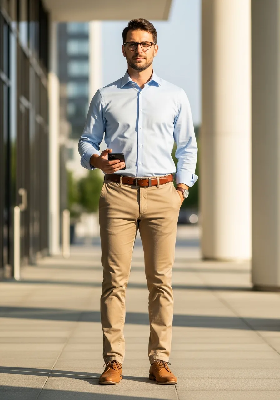 11. Tan Chino Summer Business Casual