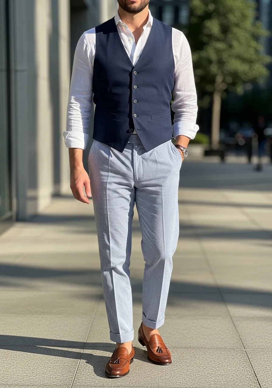 12. Performance Vest Summer Business Casual