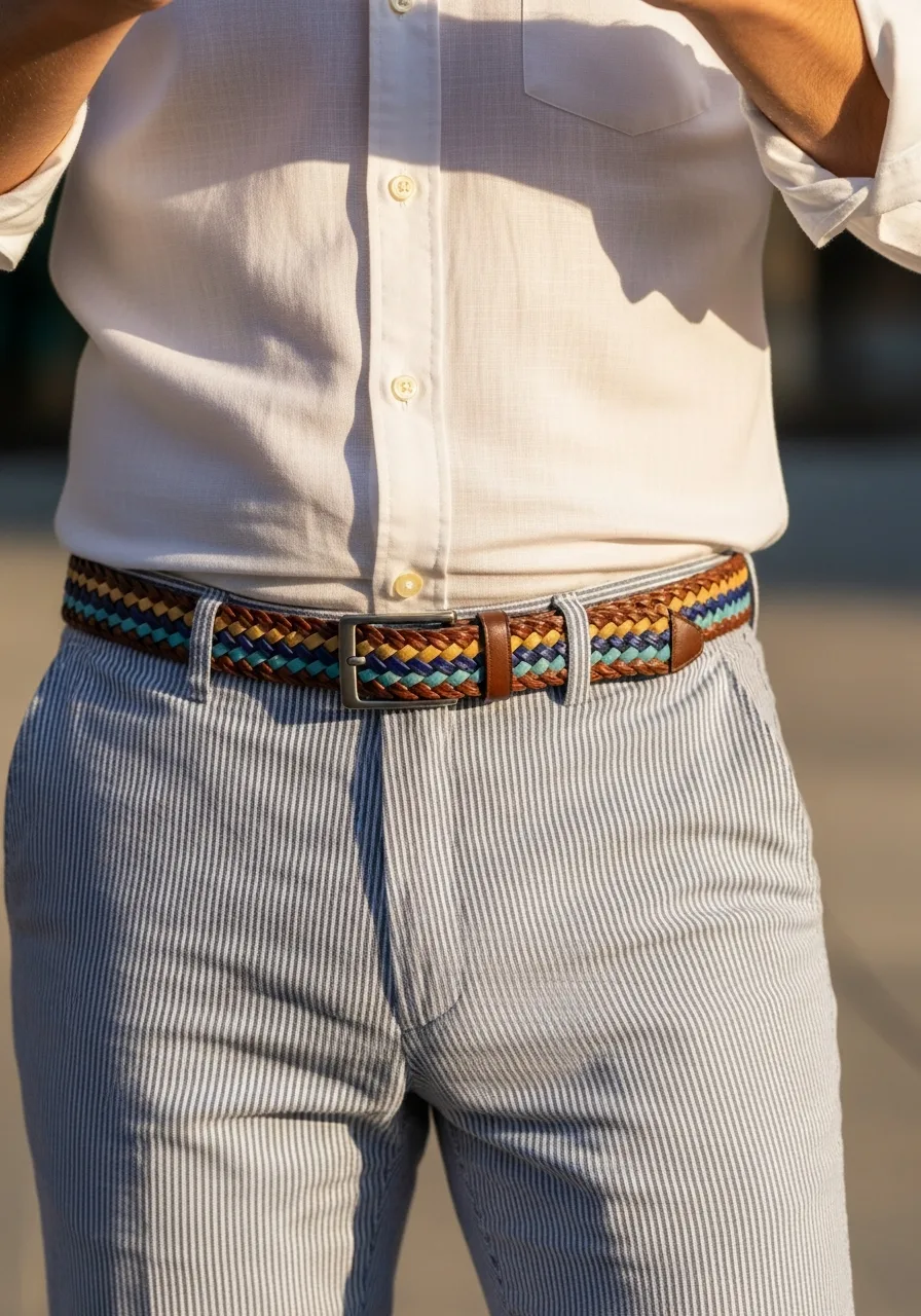 23. Braided Belt Summer Business Casual