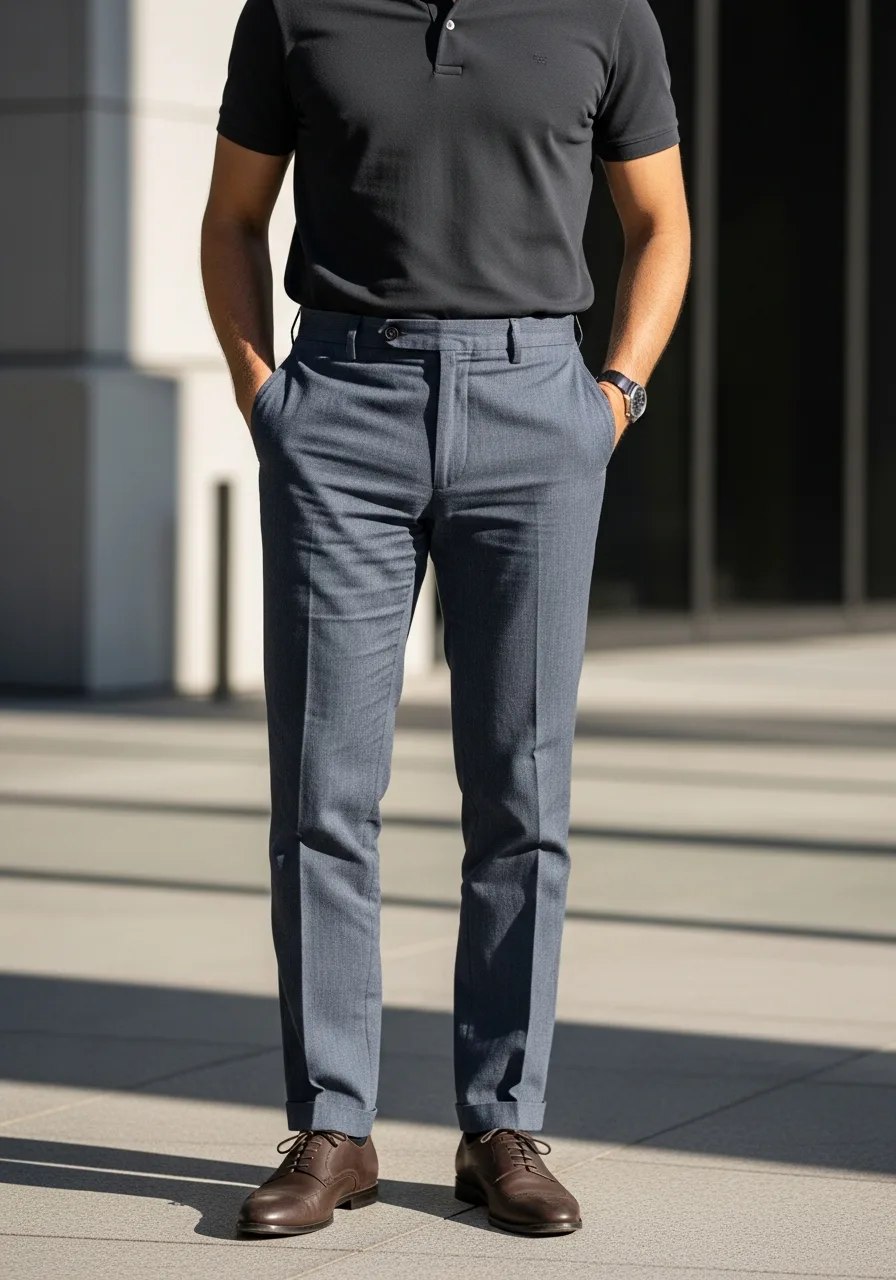 31. Monochrome Charcoal Summer Business Casual