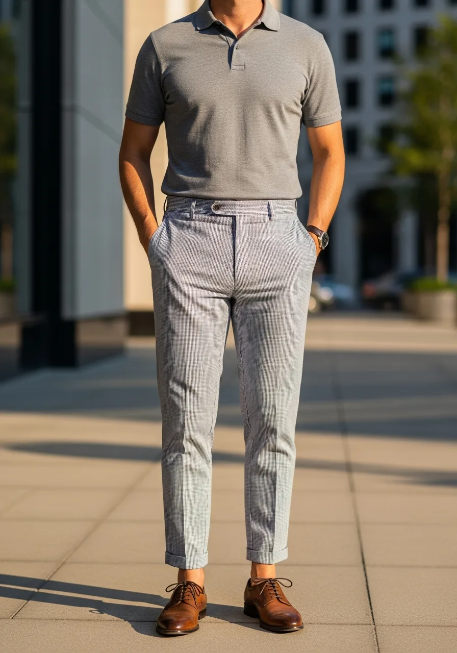 44. Jersey Polo Summer Business Casual