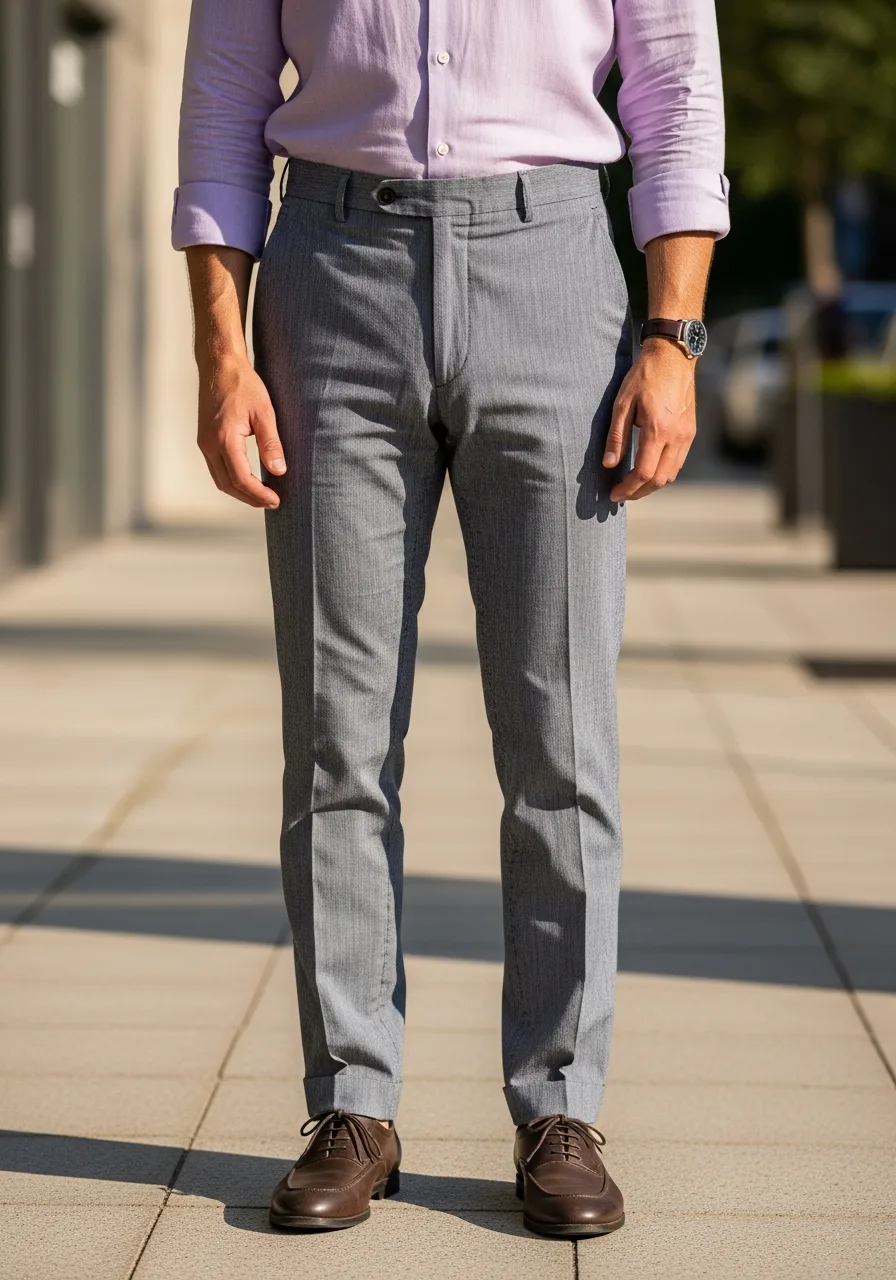 50. Lavender Shirt Summer Business Casual