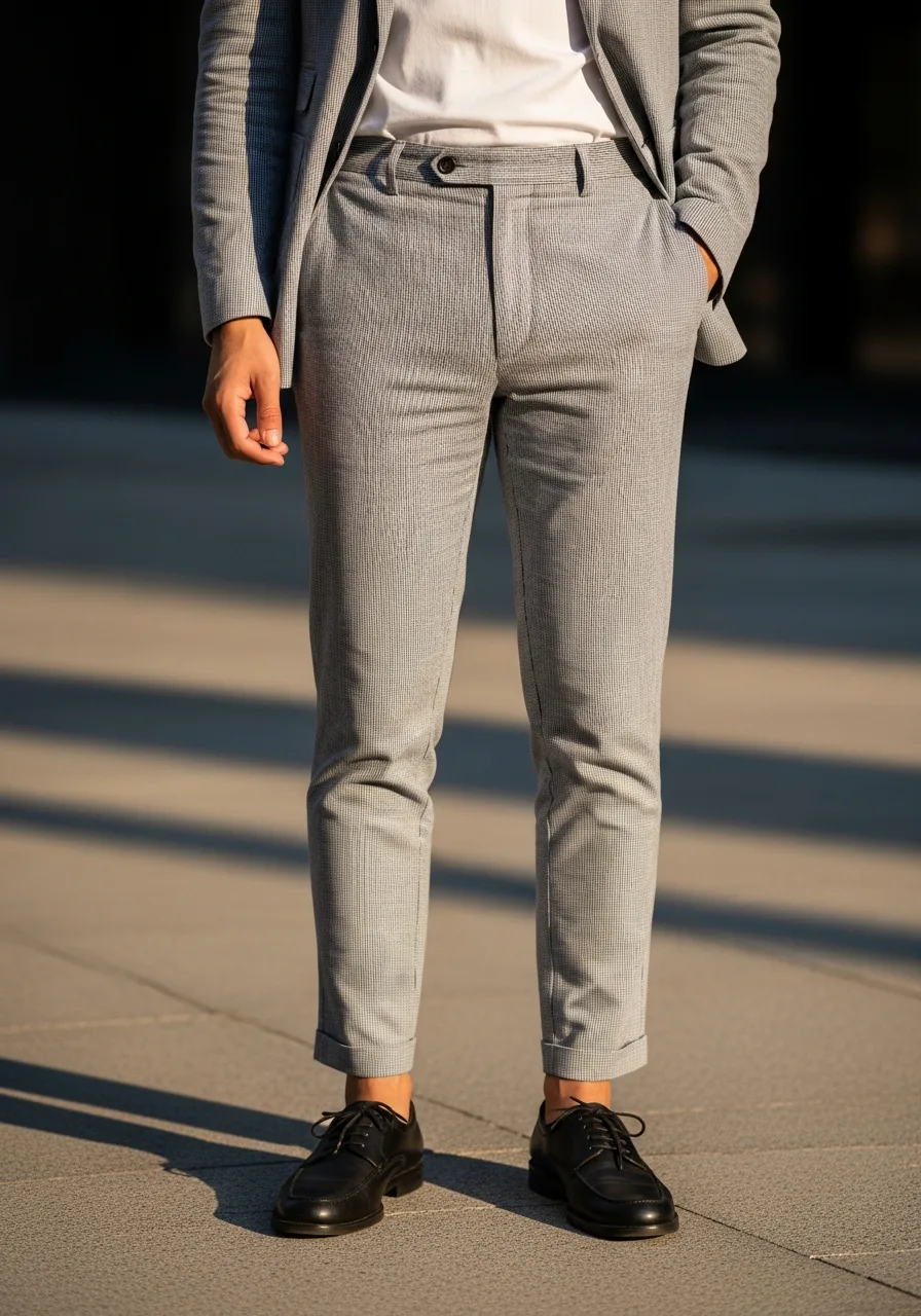 6. Light Gray Summer Business Casual