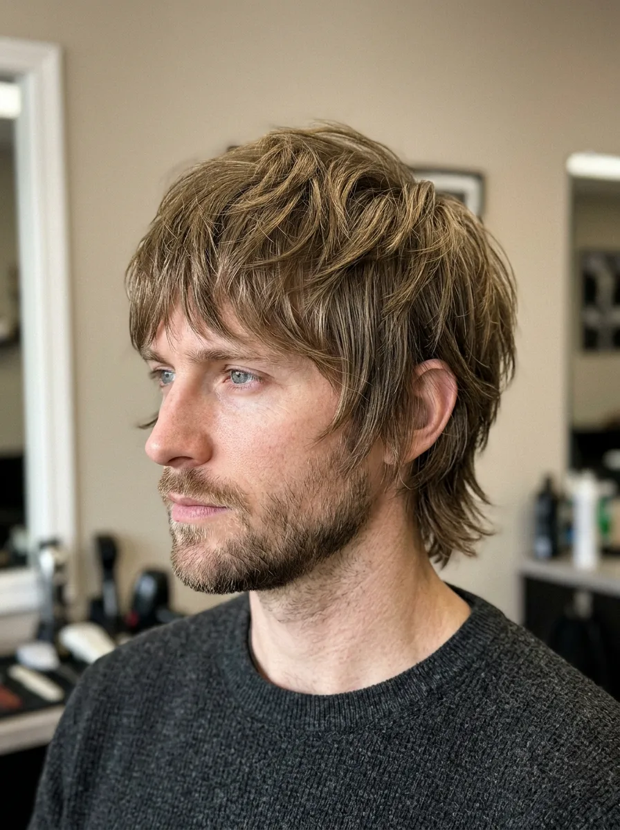 5. Straight Hair Wolf Cut